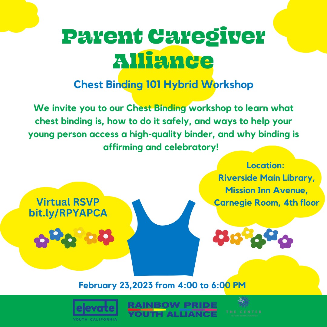 Parent caregiver alliance rainbow pride youth alliance